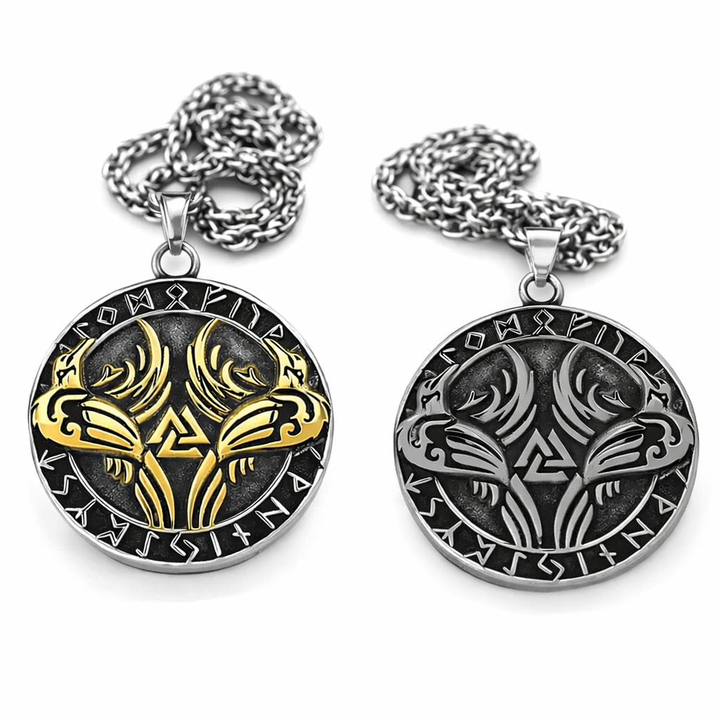 Halskjede - Hugin og Munin