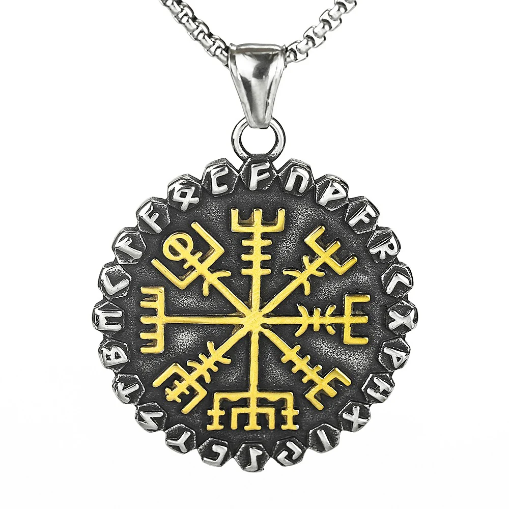 Halskjede - Vegvísir + Runer