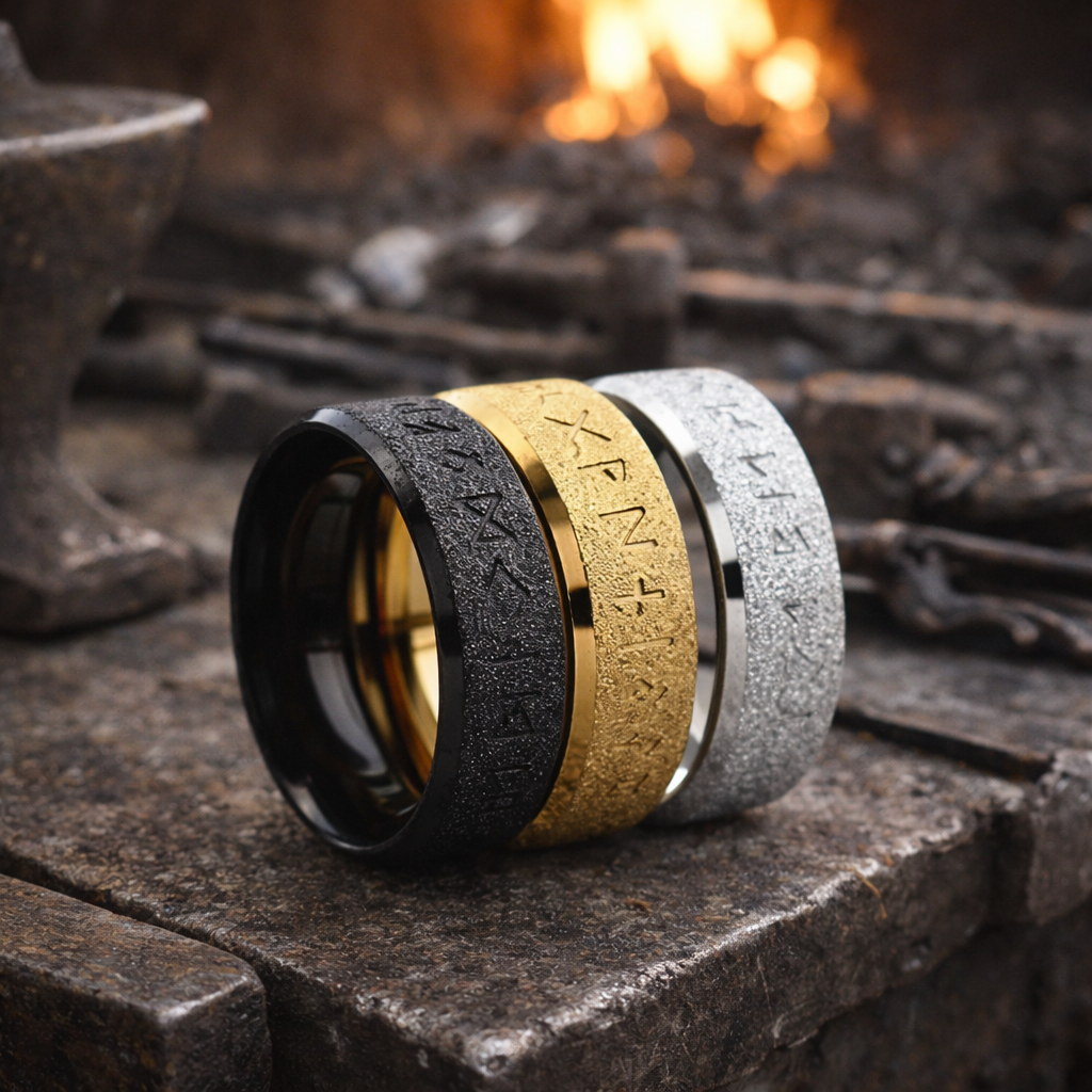 Ring - Runer (Frostet)